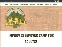 Tablet Screenshot of improvutopia.com